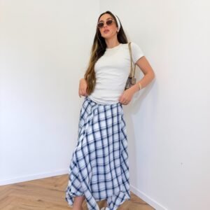 חצאית גלי כחולה