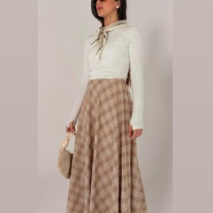 חצאית משבצות אלינור