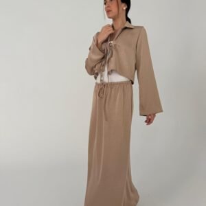 חליפת בל חום בהיר