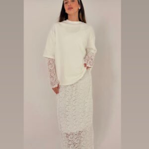 חליפת אדל לבנה