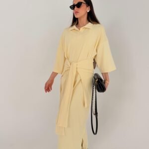 שמלת הללי צהובה