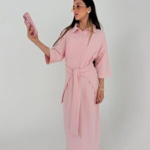 שמלת הללי ורודה