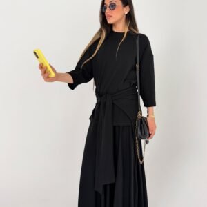 חליפת אביה שחורה