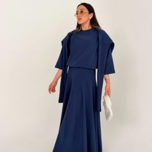 חליפת אביה כחול נייבי