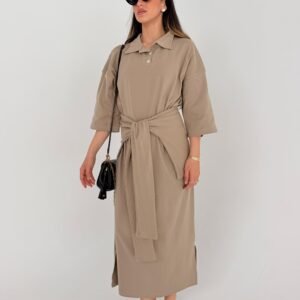 שמלת הללי חומה