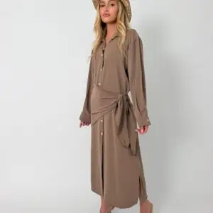 שמלת סיינה חום בהיר